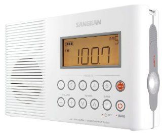 Sangean H201 AM/FM Digital Shower Radio Electronics