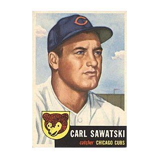  Carl Sawatski 1953 Topps Card #202   Chicago Cubs 
