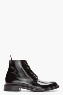 Saint Laurent Black Patent Army 29 Boot for women