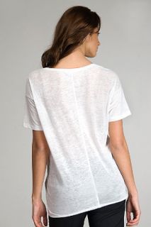 Helmut Lang  Thread Bare White T shirt for women