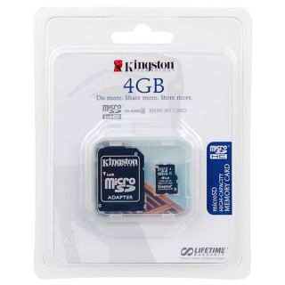 Carte Micro SD 4GB Kingston pour LG OPTIMUS CHIC E720   Carte mémoire