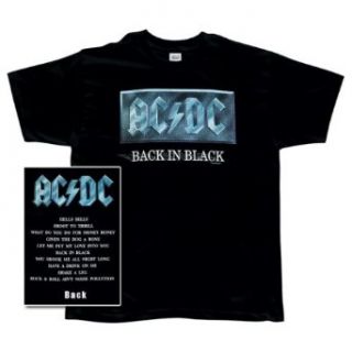 Ac/Dc   Back In Black T Shirt Clothing