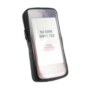 Samsung S7230E Wave 723 _Etui Housse de Protection Totale Couleur Noir