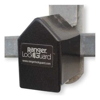 Ranger Lock RGST 00 Lock Guard, Steel, Black, 3.5x2.75x2.25 In