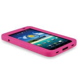 BasAcc Hot Pink Silicone Skin Case for Samsung Galaxy Tab P1000 7 inch