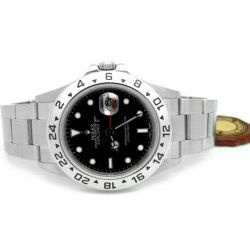 Pre owned Rolex Mens Stainless Steel Explorer II Watch