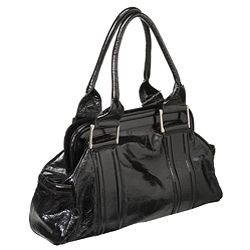 Helen Welsh Belted Framed Leather Handbag