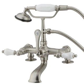 Kingston Brass CC205T8 Vintage Leg Tub Filler with Hand Shower and 2
