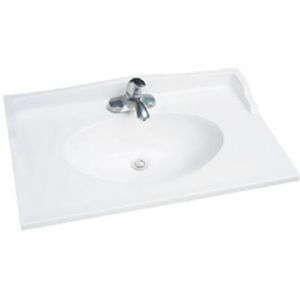 Foremost Groups Inc WS1931 31" x 19" Solid White Marble Vanity Top