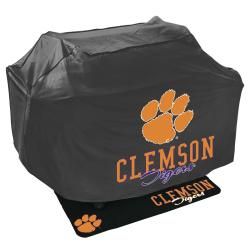 Clemson Tigers Grill Cover and Mat Set