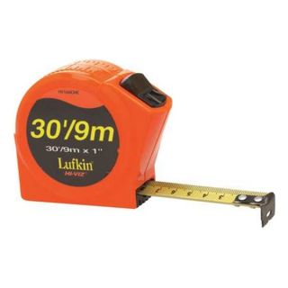 Lufkin HV1049CME Tape Measure, 30 ft (9m) L x1 In W, Hi Viz