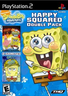 PS2   Spongebob SquarePants Happy Squared Double Pack