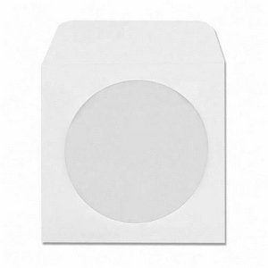 1000 Pack Maxtek Premium Thick White Paper CD Sleeves