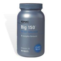 GNC Big 150 (Vitamin B Complex) 100 Tablets Health