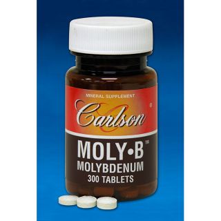 Carlson Labs Moly B Molybdenum 300 count Tablet Supplement
