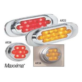 Maxxima AX22Y KIT Clearance Light, LED, Amber, Oval, 6 5/8 L