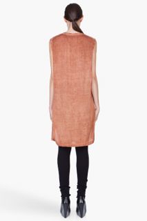 Silent By Damir Doma Rust Dyed Asymmetric Blouse for women