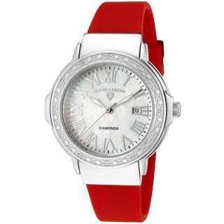 Swiss Legend Womens South Beach Red Silicone Watch