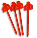 CSI 4 Pack of 4 inch Archery Target Face Pins Sports