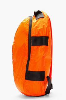 Y 3 Neon Orange Pick & Go Lightweight Backpack for men