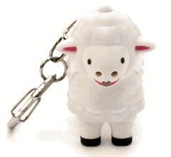 Sheep LED Keychain Light w/ Sounds Toys & Games