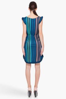 Marc By Marc Jacobs Ruffled Arrowhead Print Dress for women