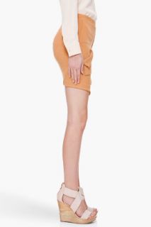 Kimberly Ovitz Camel Sada Skirt for women