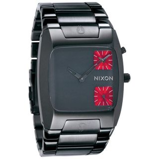 Nixon Mens Banks Stainless Steel Gunmetal Watch