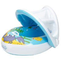 SunSmart Adjustable Sunshade Baby Pool Float: Toys & Games