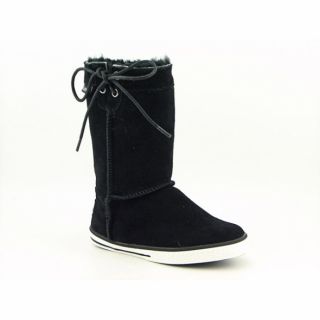 Bearpaw Manhattan Youth Girls Black Winter Boots (Size 13)