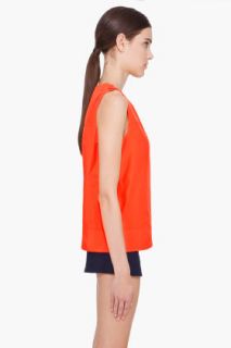 Marc By Marc Jacobs Red Saatchi Tank Top for women
