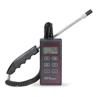 Dwyer Instruments 485 2 Digitl Hygrometer, 0 to 100% Rel Hum Rnge