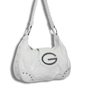 *NEW* Designer Inspired GUESS White Purse Handbag w