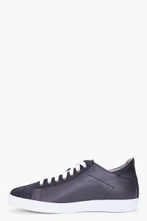 McQ Alexander McQueen Black Leather Sneakers for men