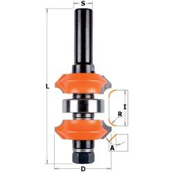 CMT Adjustable Roundover and Bevel Router Bits  