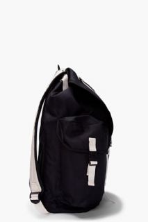 Stussy Black Double Strap Backpack for men