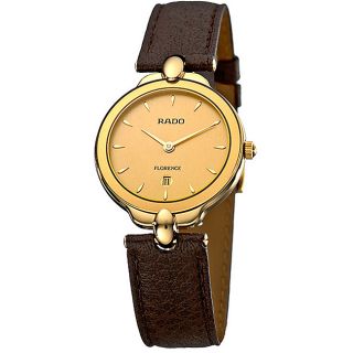 Rado Florence Womens Goldtone Quartz Strap Watch