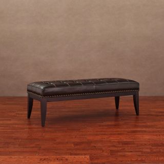 Valencia Dark Brown Leather Nail Head Bench Today $210.99 5.0 (17