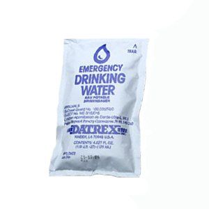 Datrex® Emergency Water Pack of 6 Pouches for Survival