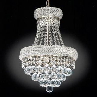 Silver Chandeliers and Pendants Hanging and Flush