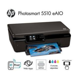 HP Photosmart 5510 (CQ176B)   Achat / Vente IMPRIMANTE HP Photosmart