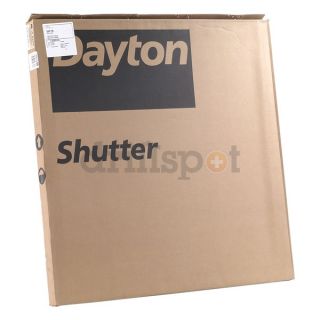 Dayton 4C225 Fan Shutter, 30 In, White Painted Aluminum
