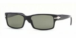 Persol Sunglasses Po2803S 95/58 Black Crystal Green Polarized Shoes