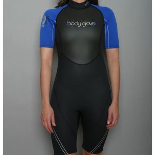 Body Glove Womens Pro Two 32 Black/ Blue Spring Wetsuit