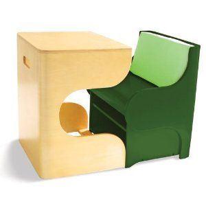 Klick Desk and Chair by Pkolino   Green Baby