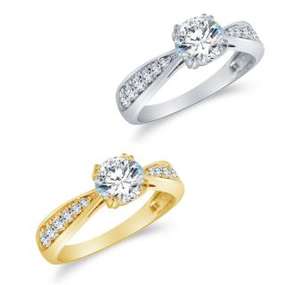 Round Cubic Zirconia Engagement style Ring Today: $339.99