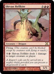 Hellkite (Magic the Gathering  10th Edition #231 Rare) Toys & Games