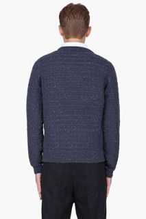 Raf Simons Dark Grey Wool Knit Sweater for men