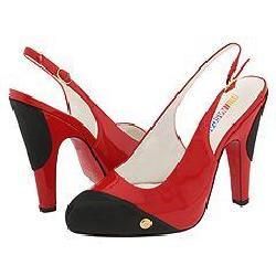 Nascar Mable Red/Black Patent/Rubber