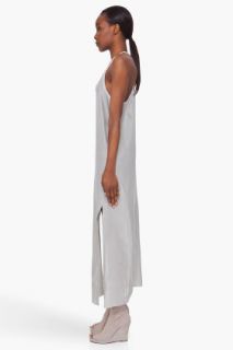 Damir Doma Grey Silk Racerback Dress for women
